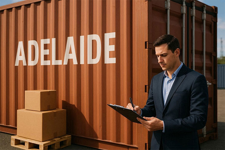 ارسال بار به آدلاید