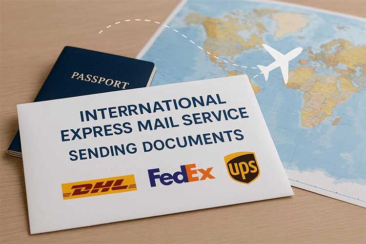 ارسال مدارک به خارج