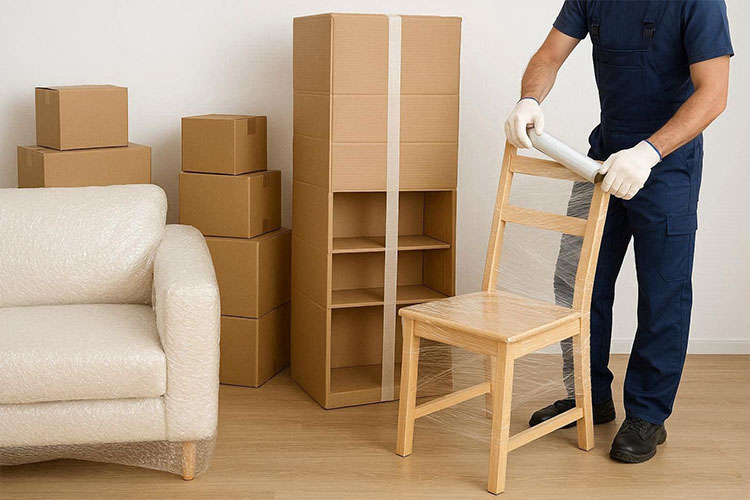 بسته بندی اثاثیه برای مهاجرت