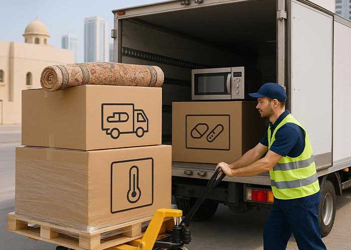 ارسال کالاهای خاص به شارجه