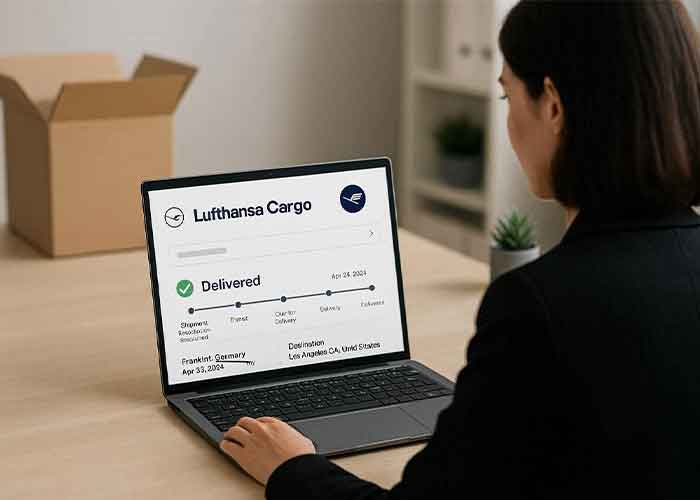 رهگیری بار هوایی لوفتهانزا از طریق کارگو پارس