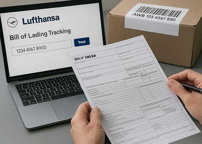 پیگیری بارنامه Lufthansa