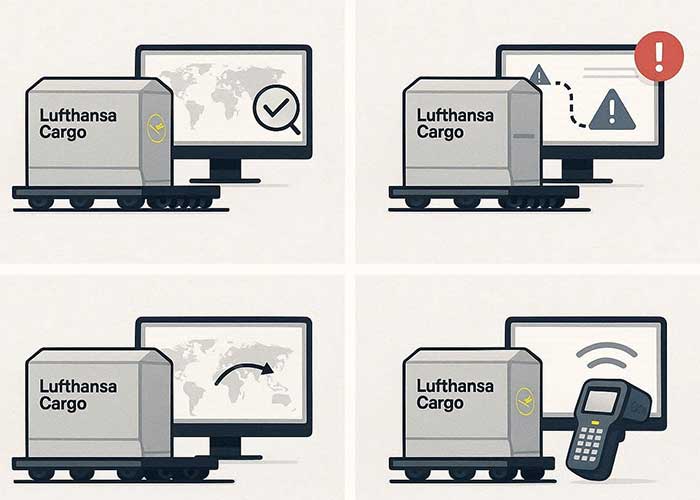 پیگیری بارنامه Lufthansa