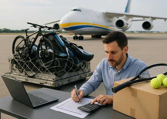 ارسال تجهیزات ورزشی سنگین به خارج از کشور