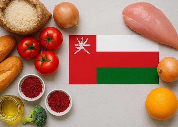 شرایط ارسال مواد غذایی و زعفران به عمان